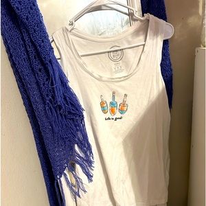 White tank top size M